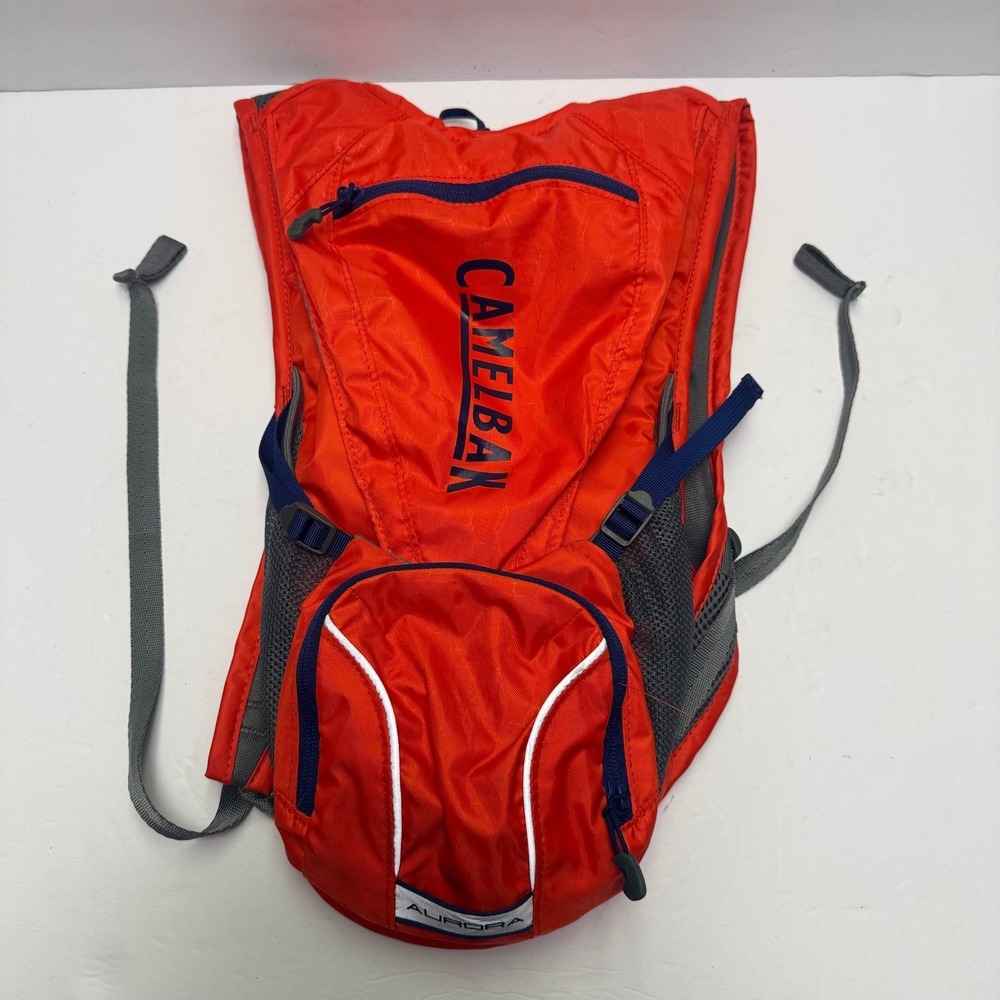 CamelBak Aurora Hydration Pack Orange Hiking Backpack with 1000ml Bottle
